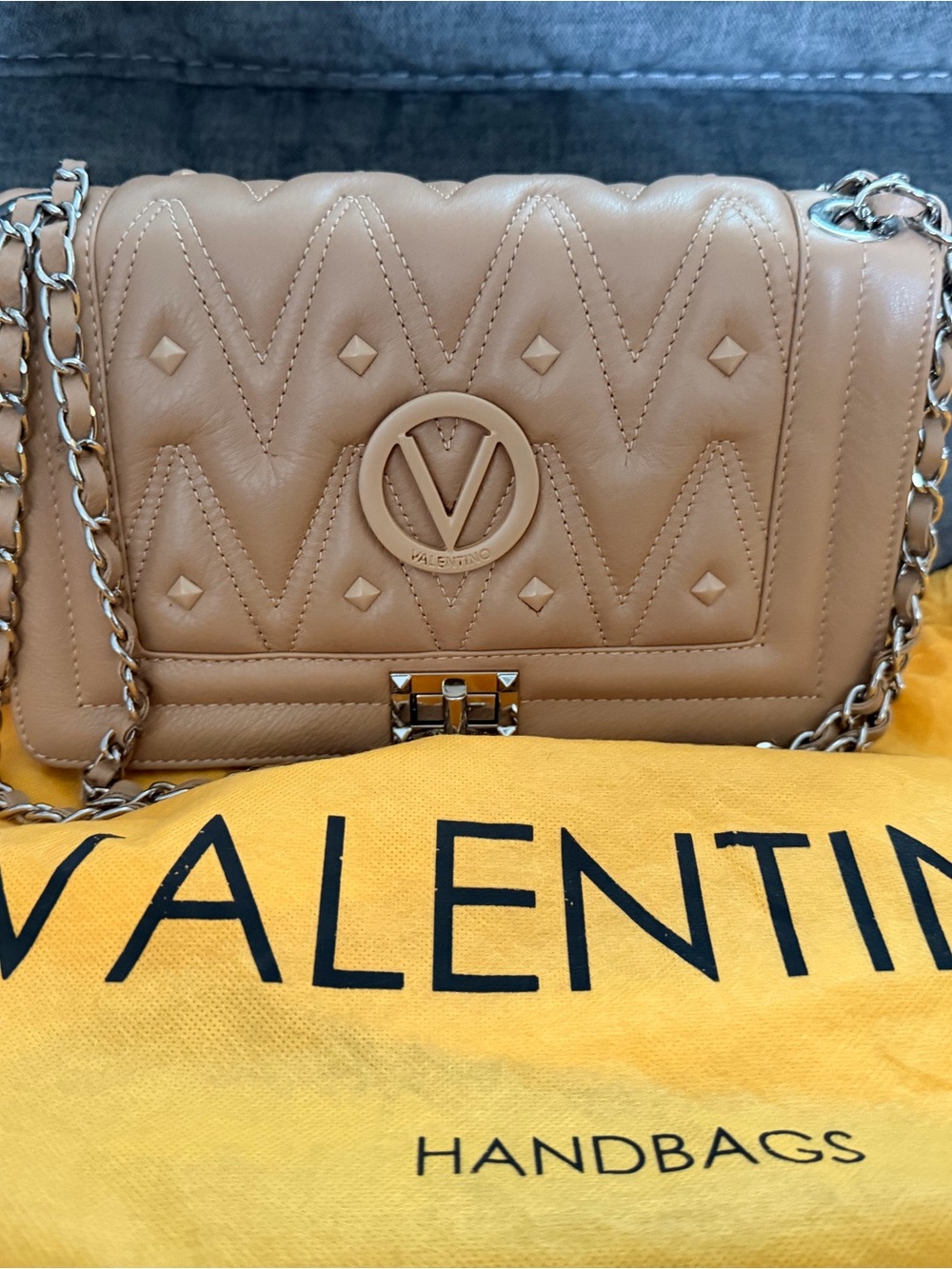 Valentino Leather Chain Bag